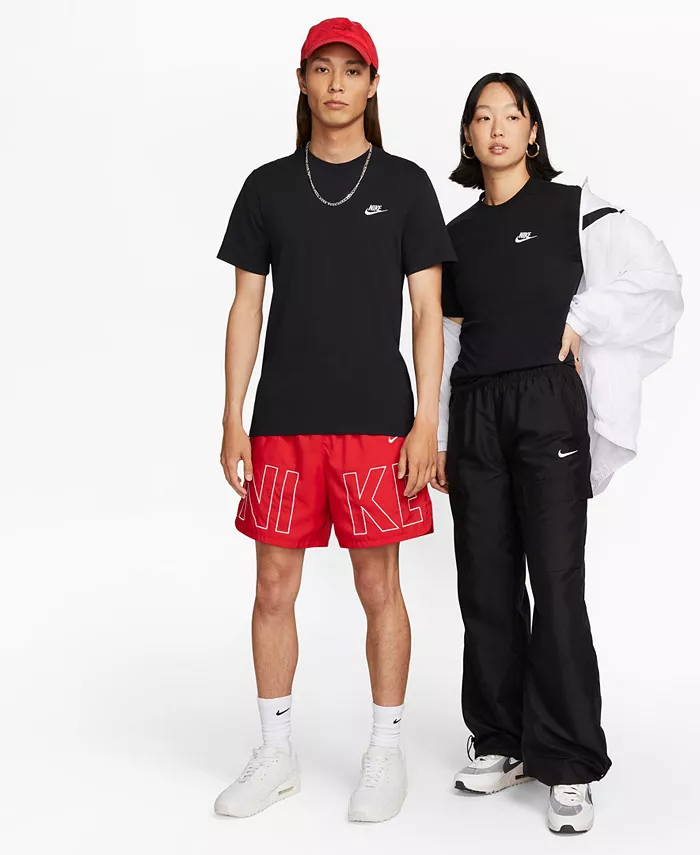Футболка мужская Sportswear Club Nike, черный — фото 4
