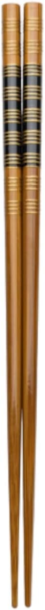 

Палочки для еды Asahi Kouyo W-1074, можно мыть в посудомоечной машине, 9,1 дюйма (23 см), металлические планки на кончике, черные, натуральное дерево, сделано в Японии, 1 пара Asahikoyo, Tip Tip Gold Soup Black