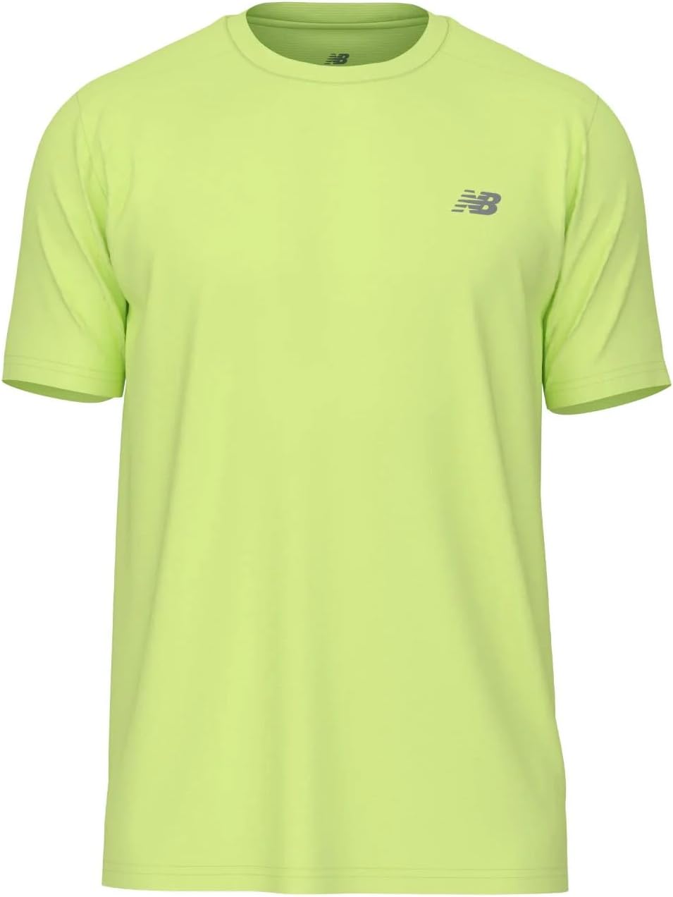 

Мужская беговая футболка New Balance Sport Essentials с коротким рукавом, влагоотводящая и быстросохнущая (MT41222)