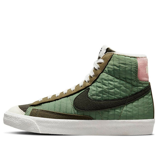 

Кроссовки blazer mid '77 'oil green' Nike, зеленый