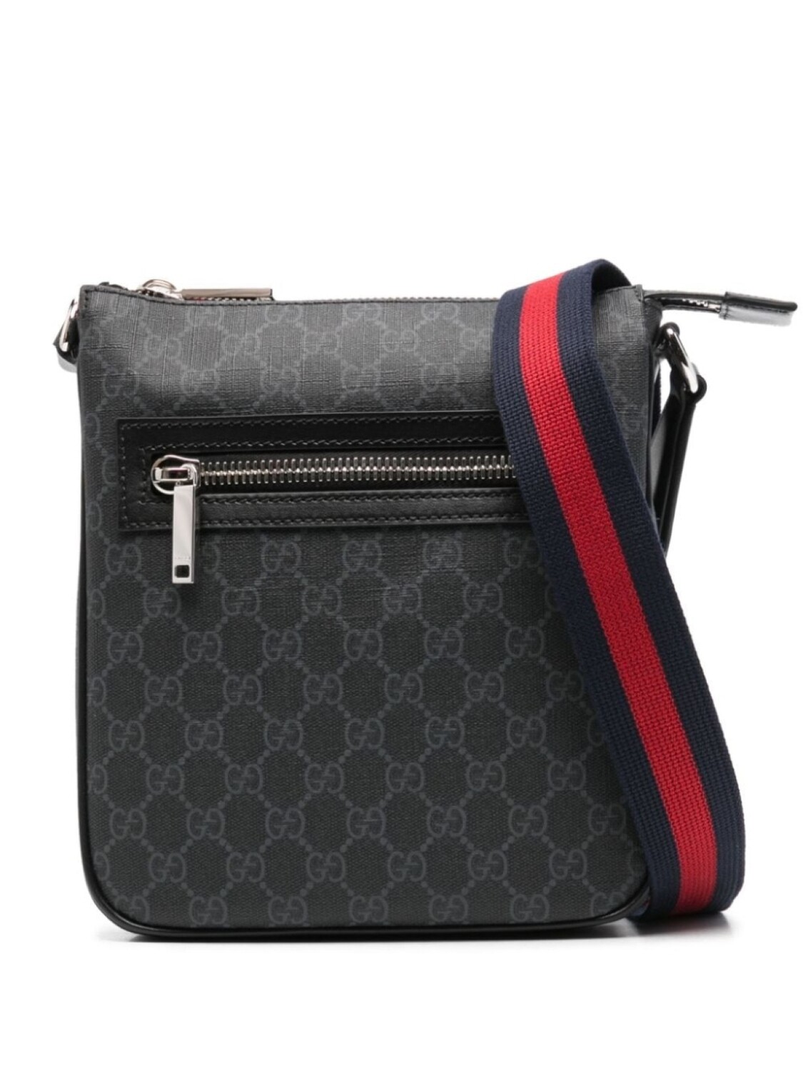 

Gucci сумка-мессенджер с узором GG Supreme, черный