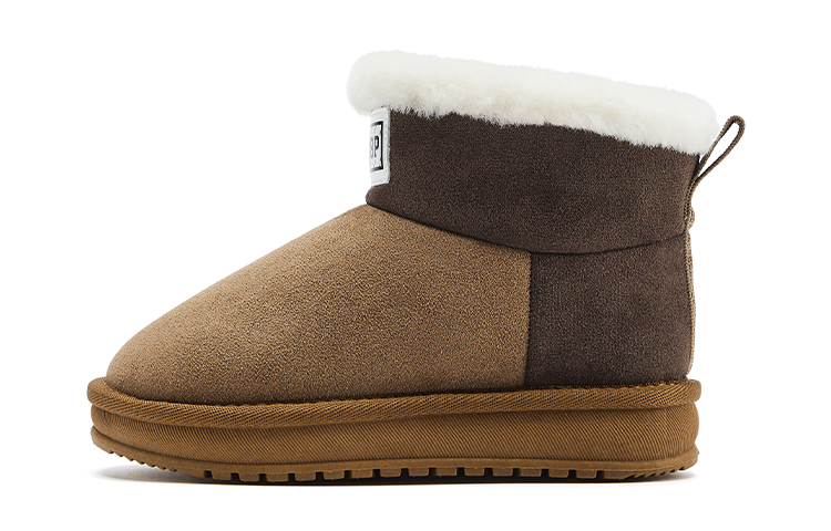 

Детские утепленные ботинки Kids B.Duck, светло-коричневый/темно-коричневый