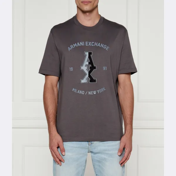 

Футболка стандартного кроя Armani Exchange, серый