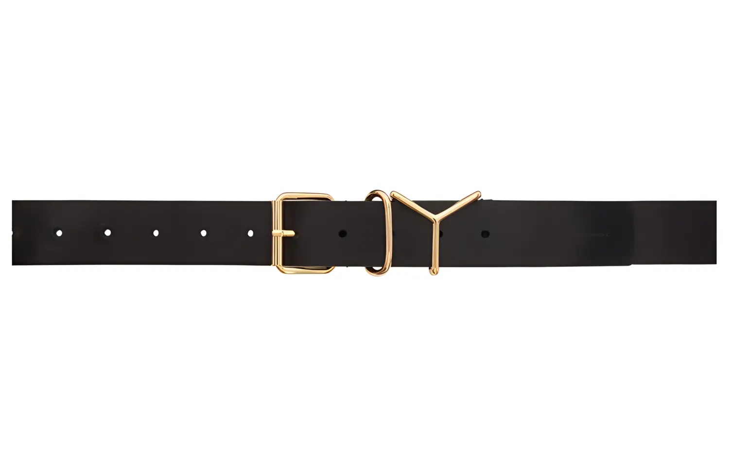 

Y/Project Кожаный ремень унисекс, Black (Gold-Tone Lock)