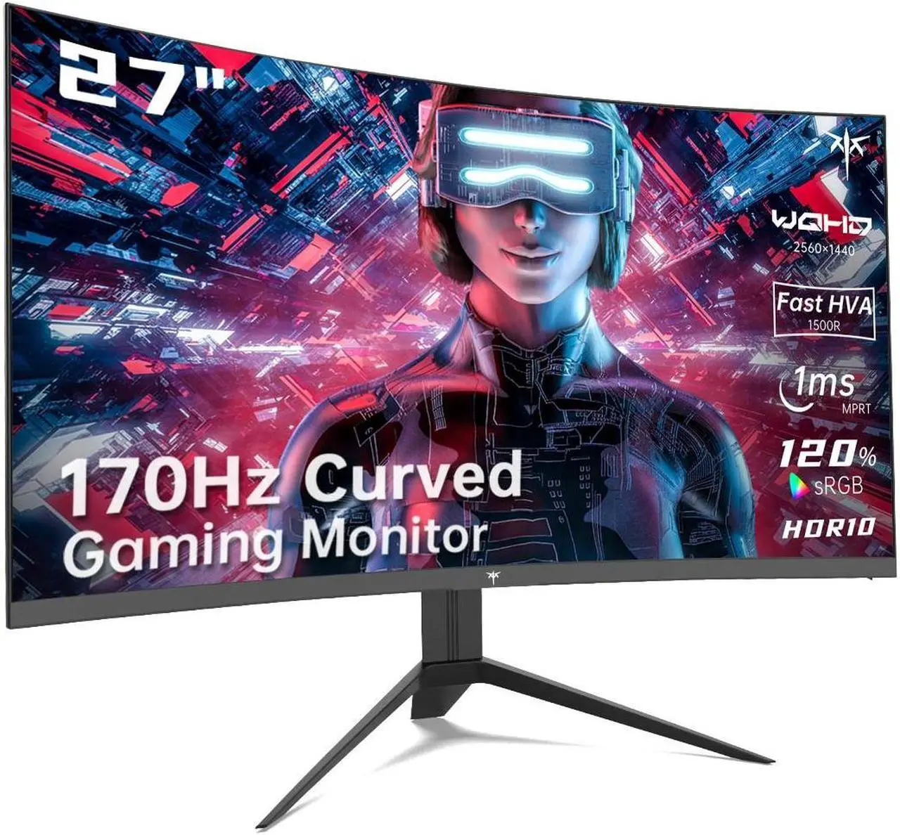 

Игровой монитор KTC H27S17, 27", 1440P, 165 Гц, 144 Гц, черный