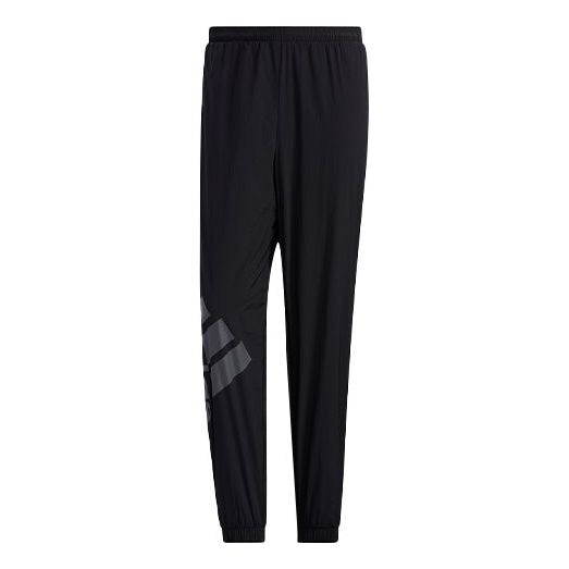 

Спортивные штаны adidas Logo Alphabet Printing Colorblock Bundle Feet Sports Pants Black, черный