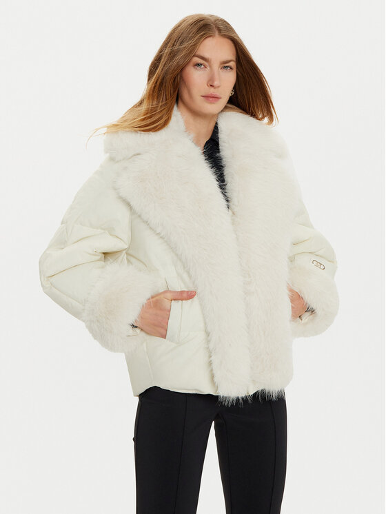 

Шуба стандартного кроя 4BGL1 57188A Marciano Guess, экрю
