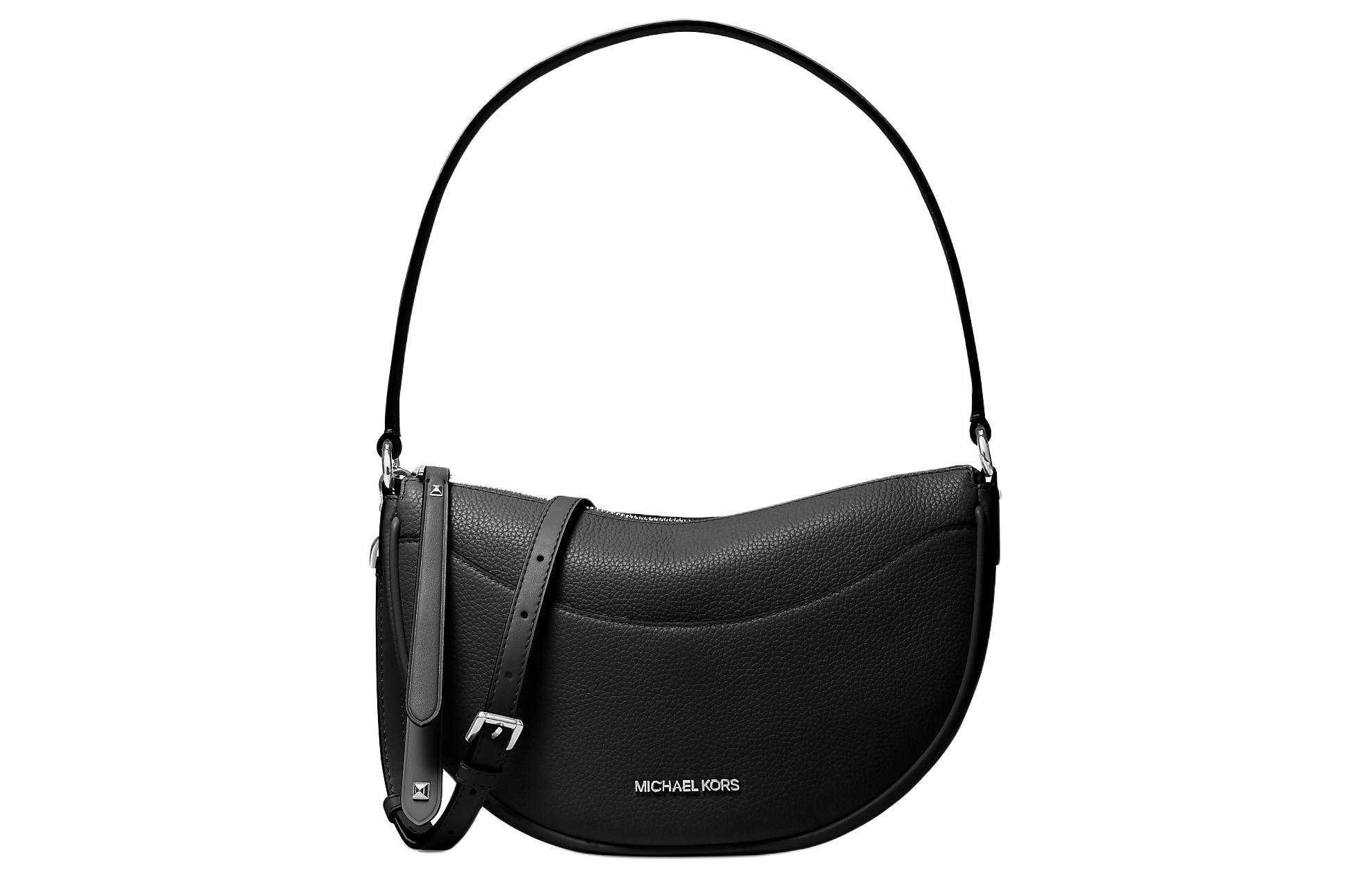 

MICHAEL KORS Сумка Dover из кожи, через плечо, средняя женская, черная