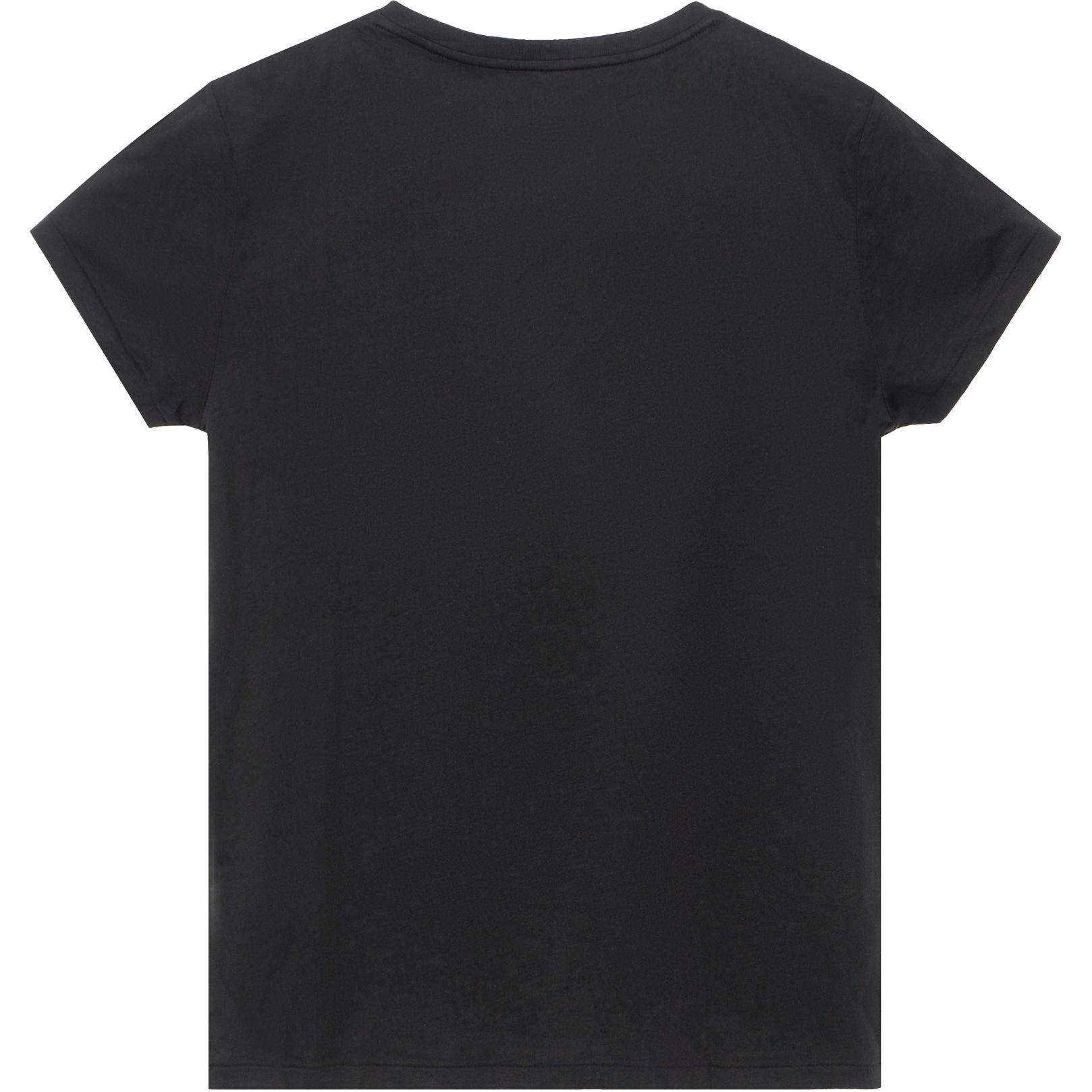 Футболка Polo Ralph Lauren Cotton Jersey With V-Neck, черный — фото 2