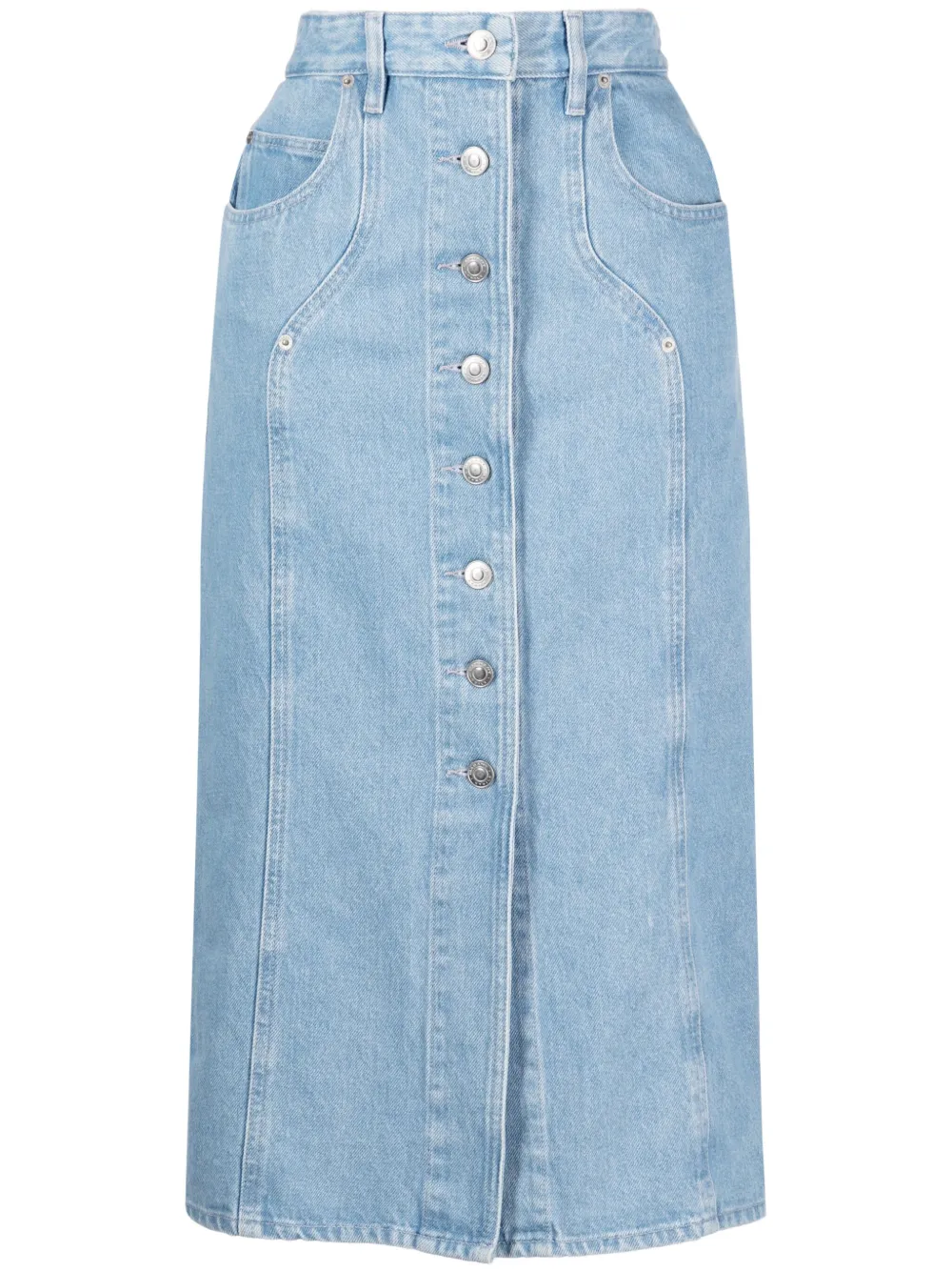 

Джинсовая юбка миди Vandy MARANT ÉTOILE, синий