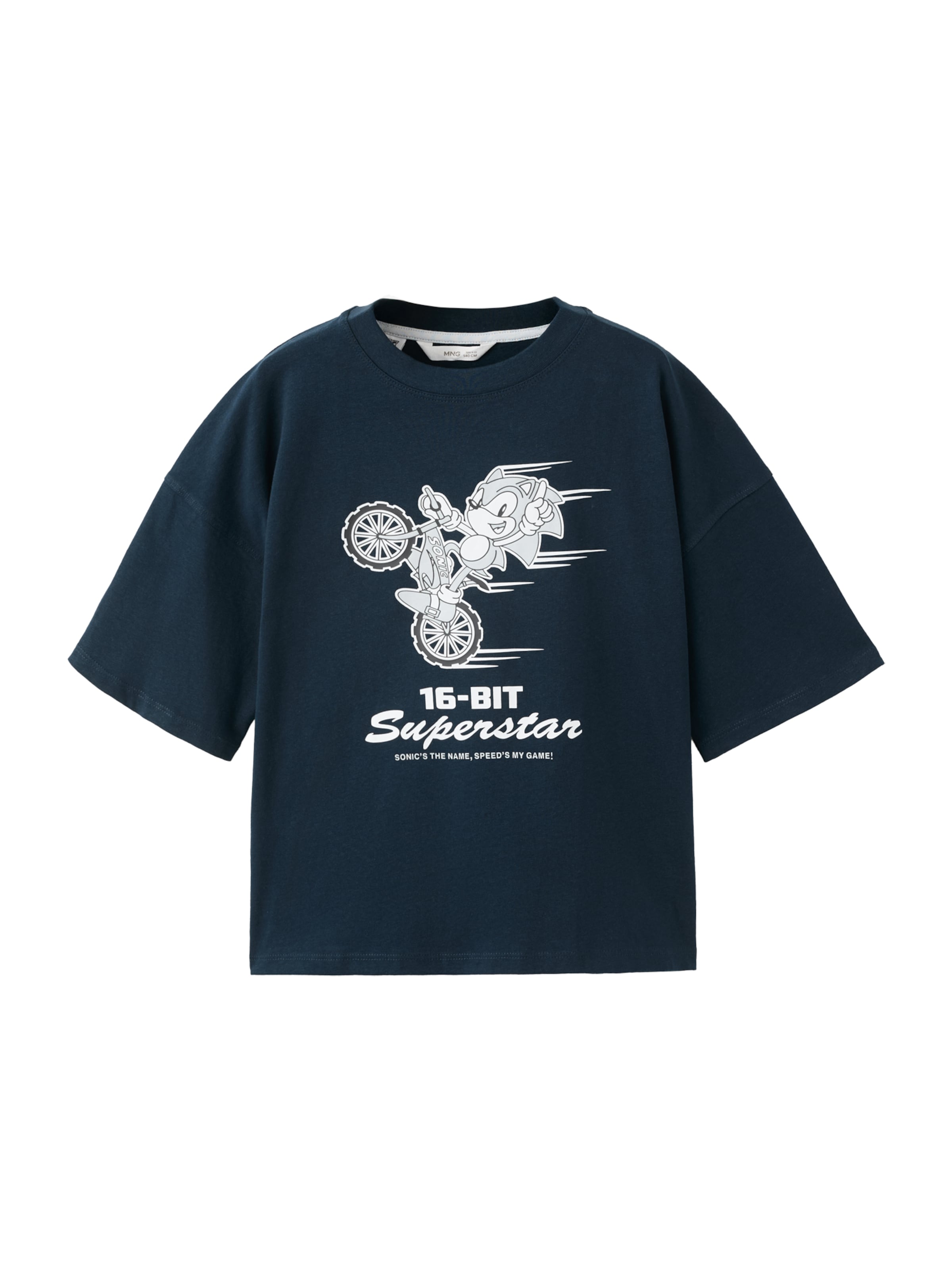 

MANGO KIDS Футболка 'SONMOTO' в цвете Navy