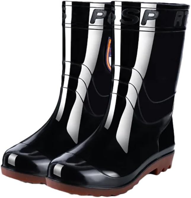 

Женские и мужские низкие и высокие резиновые сапоги с трубкой, водонепроницаемые рыбацкие сапоги, парные, противоскользящие водные обувь, для улицы, садовые и резиновые сапоги Generic, 812 Mid