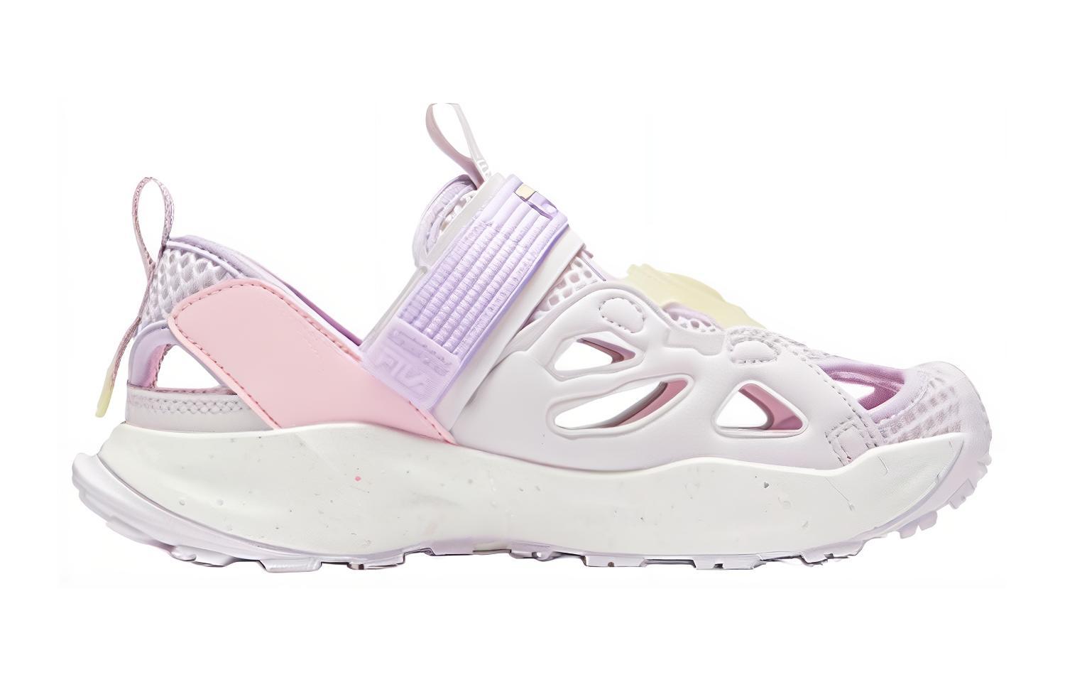 FILA KIDS Детские сандалии Promenade Anti Slip, износостойкие, розовые, фиолетовые — фото 4