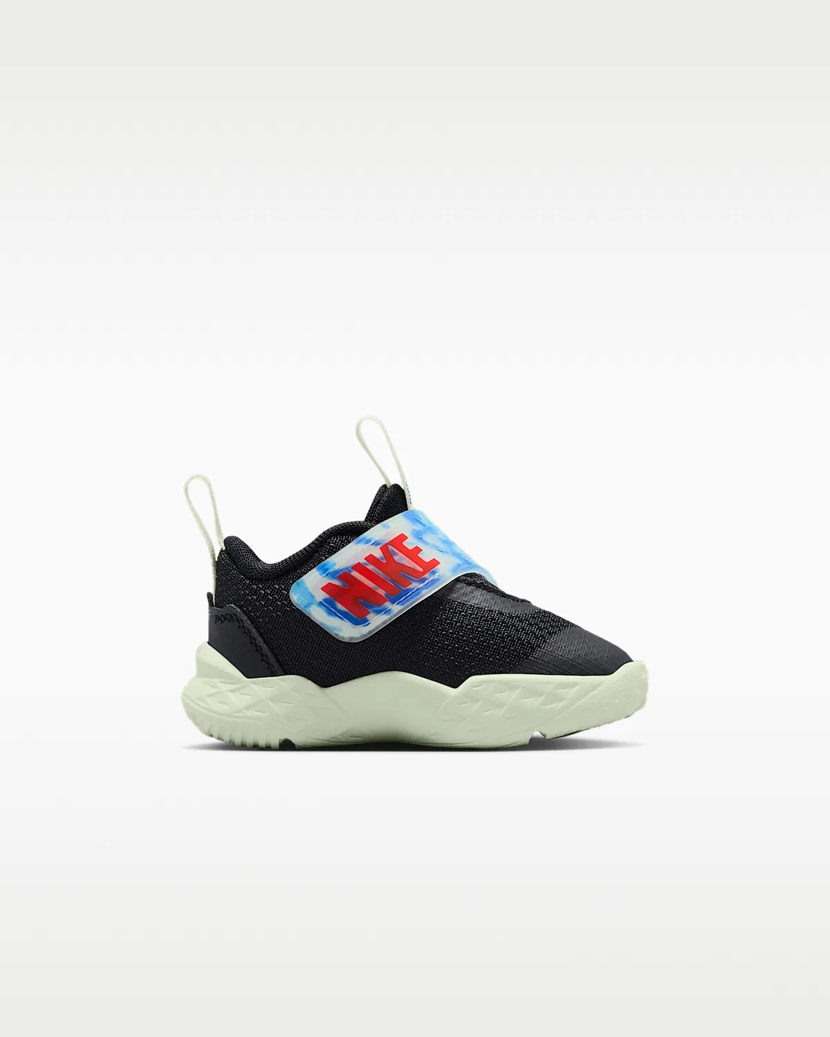 Детские кроссовки Nike Team Hustle D 12, Black/Game Royal/Volt Tint/Bright Crimson — фото 3