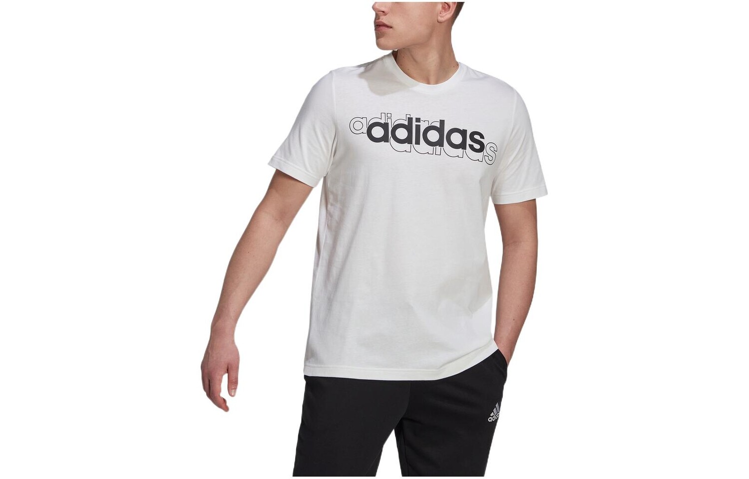 

Футболка мужская белая Adidas, белый