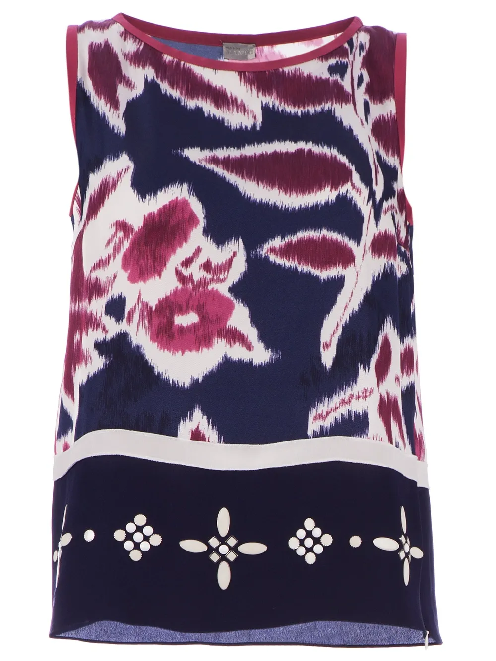 

Топ без рукавов с принтом Mantu, фиолетовый