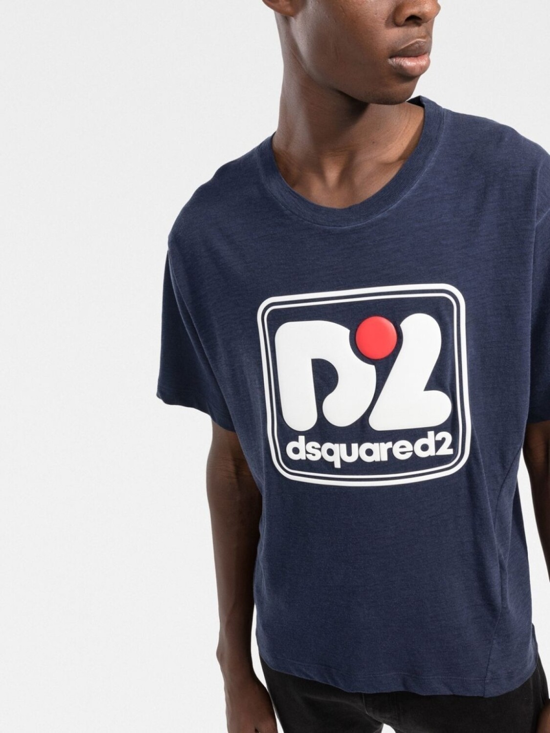 DSQUARED2 футболка с логотипом, синий — фото 3