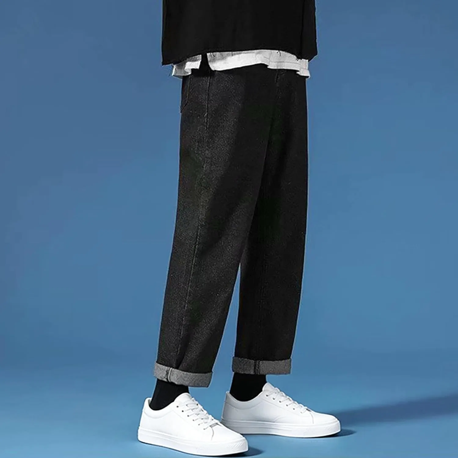 Джинсы свободные Baggy Jeans, Black — фото 2