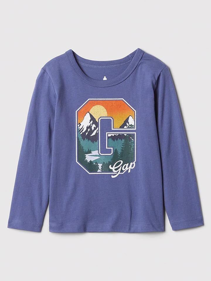 

Лонгслив GAP Longsleeve, фиолетовый
