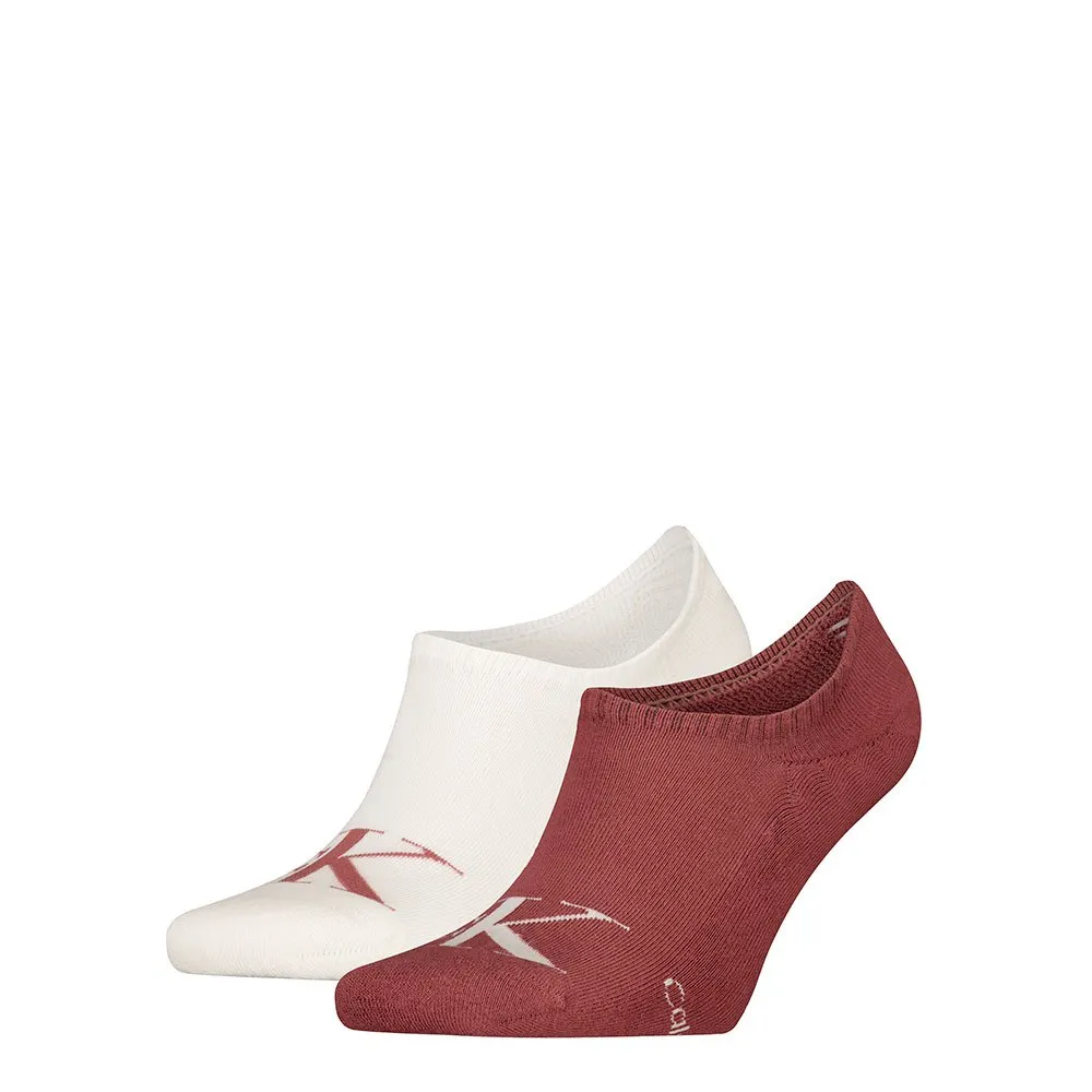 

Носки Calvin Klein 701228809 no show 2 units, красный/белый
