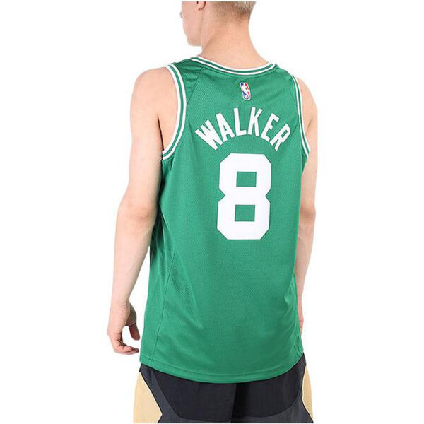 Футболка баскетбольная майка жилет nba sports sw fan edition 20 21 сезон boston celtics № 8 Nike, зеленый — фото 4