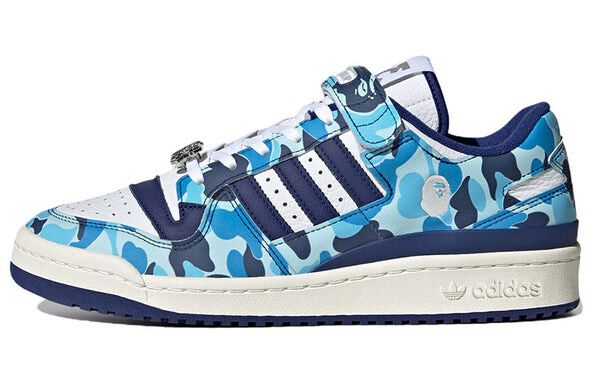Кроссовки xa bathing ape forum низкие 84 Adidas, белый — фото 2