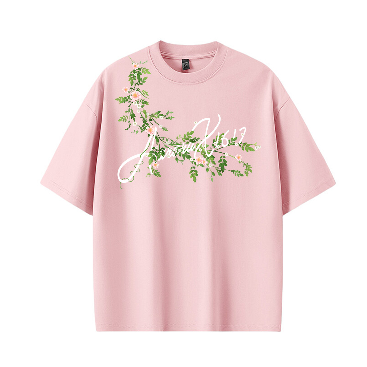 

Футболка Unisex Crew Neck Moderate Straight Fit X1617, розовый