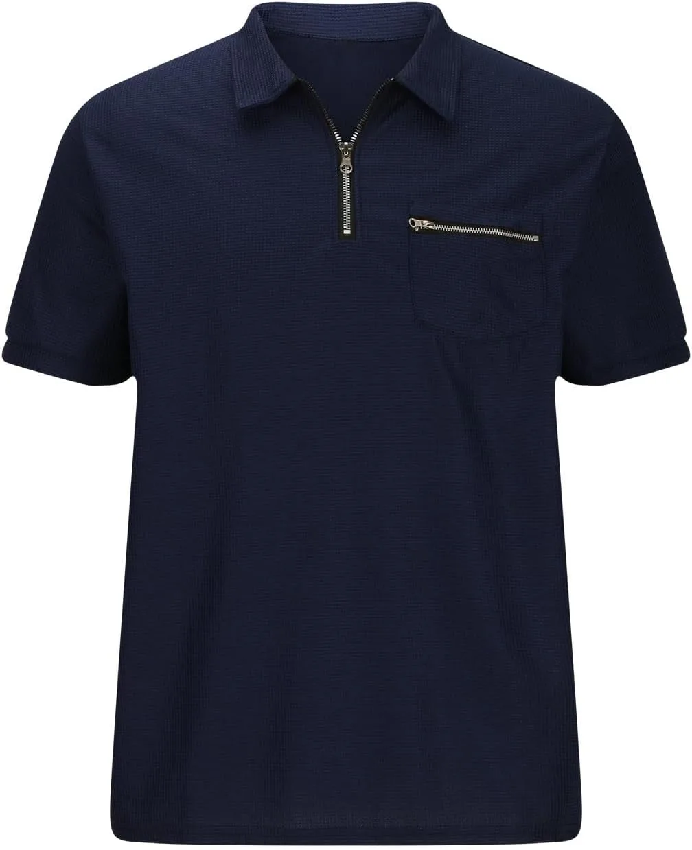 Мужская рубашка с коротким рукавом, летняя, классическая, Slim Fit — фото 3