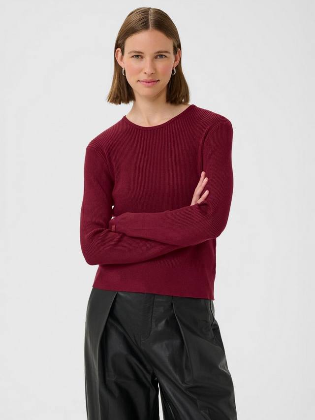 

Топ Leenah с длинными рукавами и рубчиками InWear, Cabernet