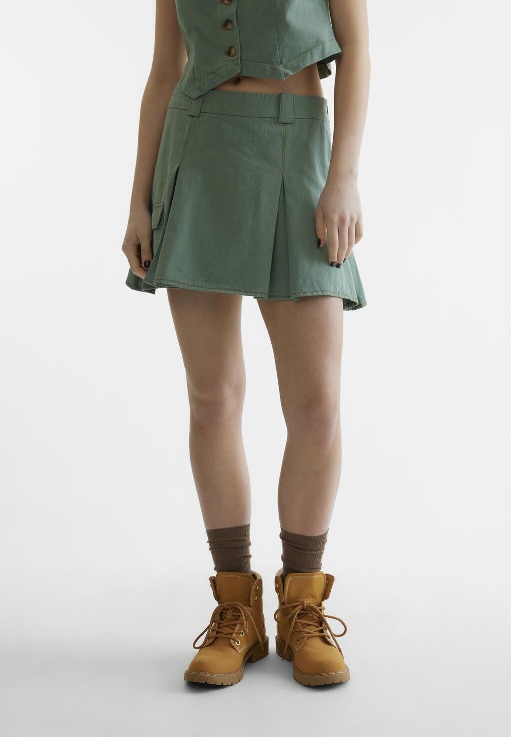 

Мини-юбка SKIRT SOMETHINGNEW, цвет watercress