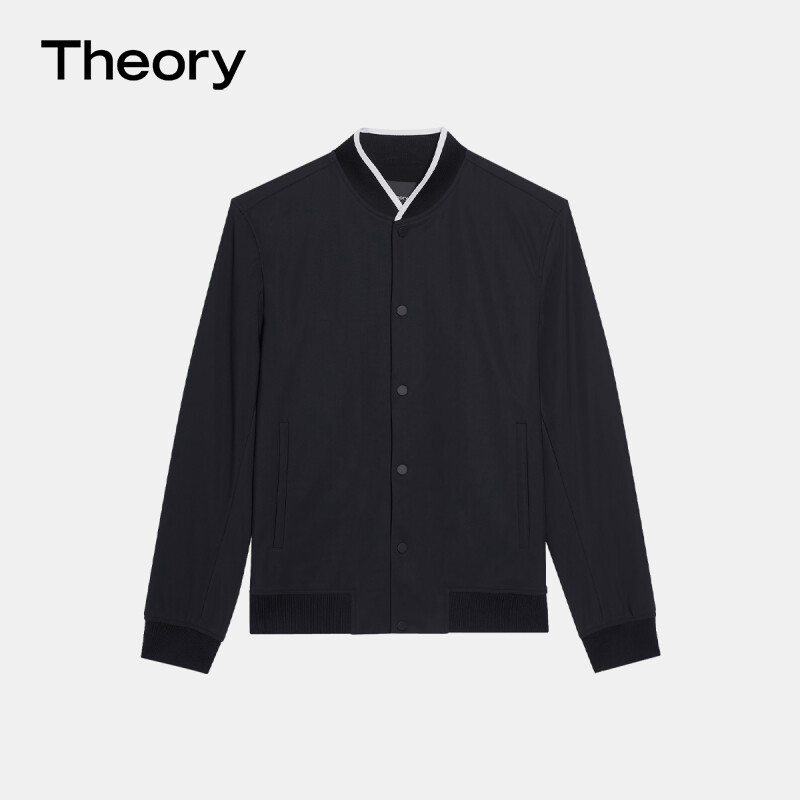 

Бомбер мужской Theory классический, черный