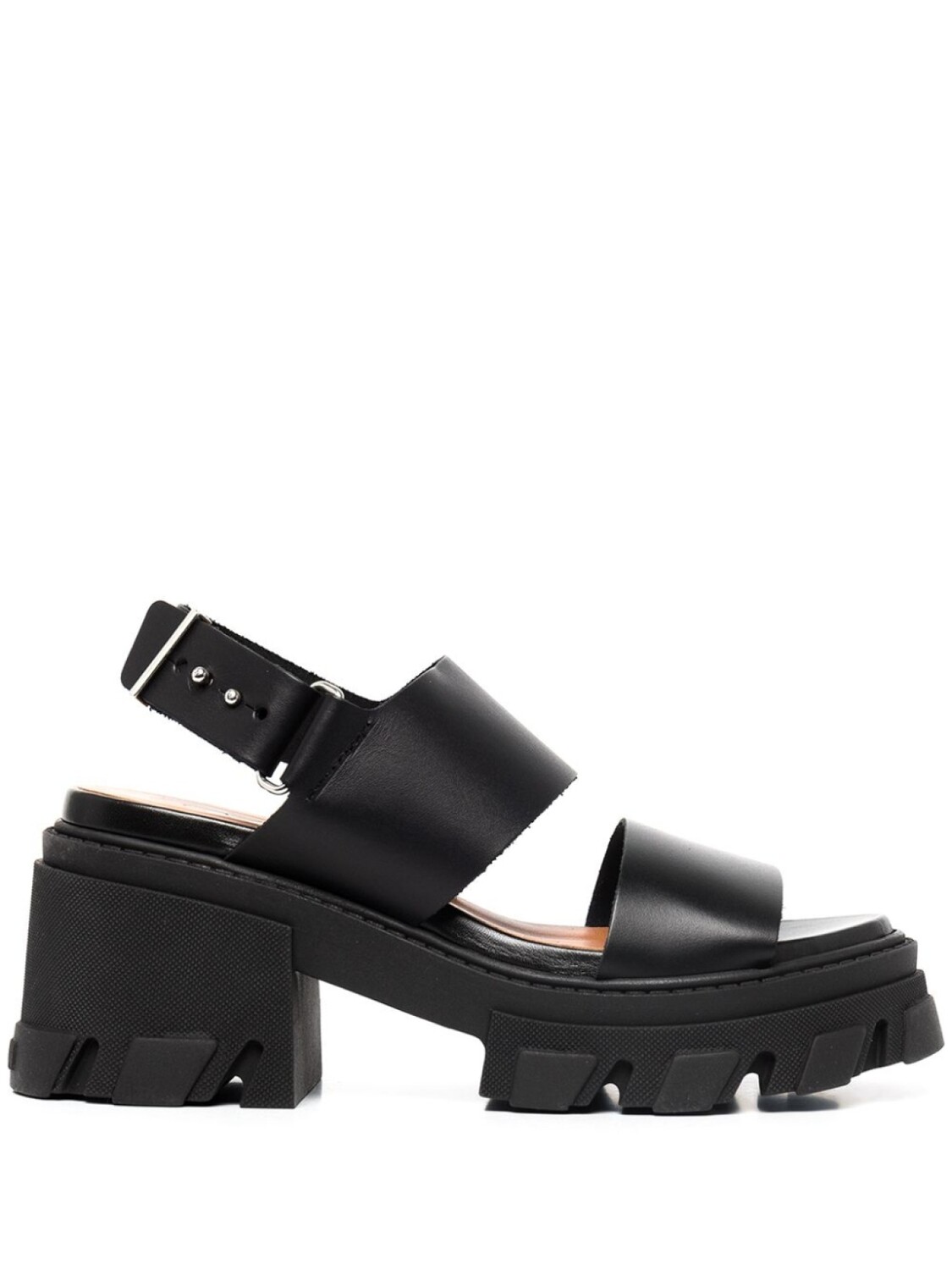 

GANNI босоножки Cleated, черный