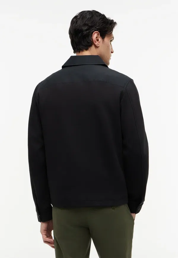 Куртка Tommy Hilfiger Ess mix media chore jacket summer jacket, черный — фото 3