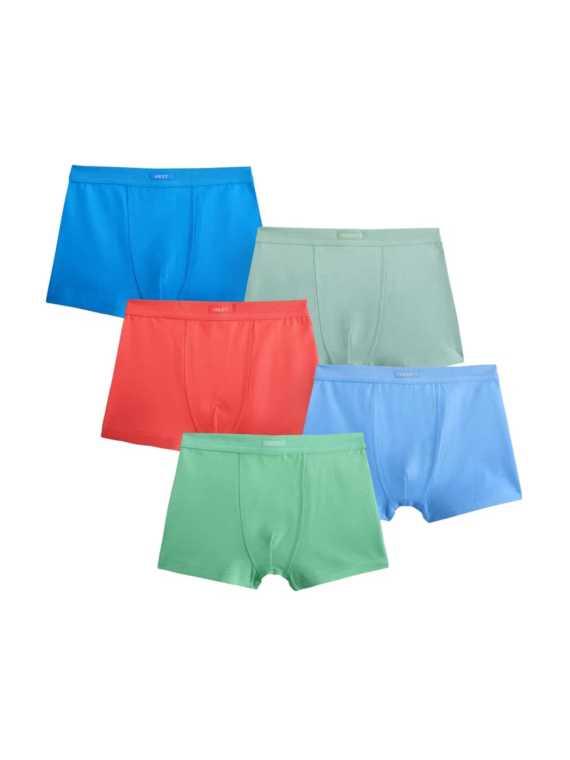 Трусы Next, Blue/Light Blue/Pastel Green/Light Green/Red