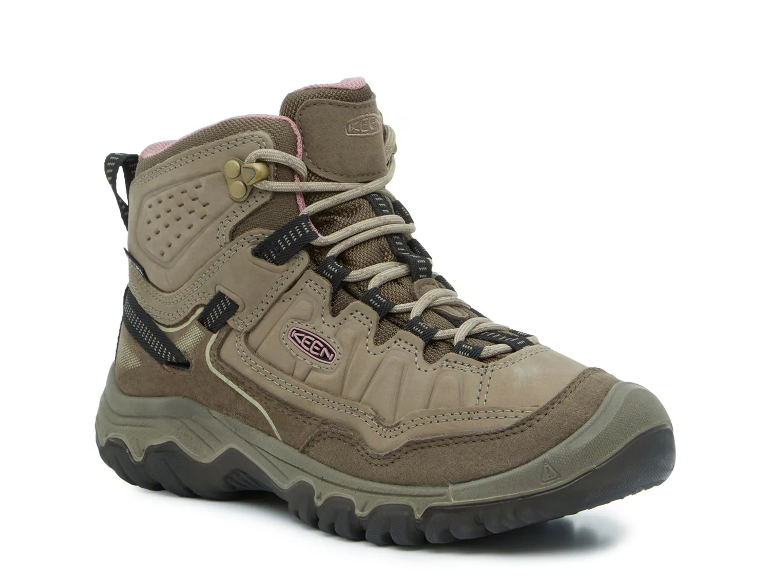 

Сапоги Targhee IV Waterproof Hiking Boot Keen, цвет brindletaupe_nostalgiarose