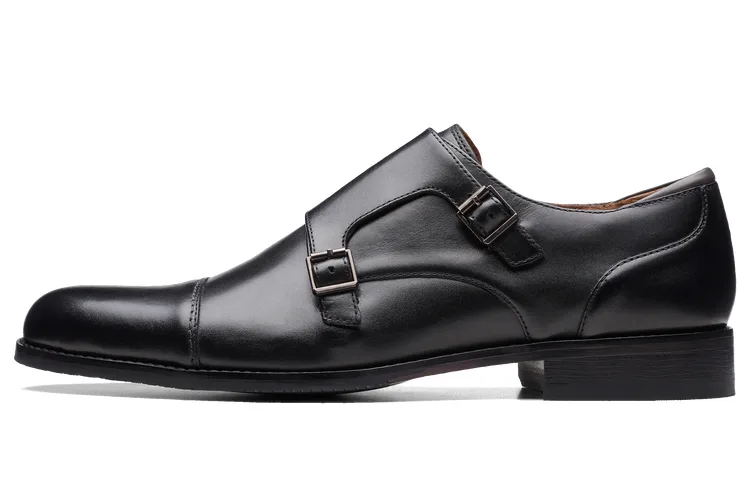 Clarks Мужские повседневные туфли из натуральной кожи черные