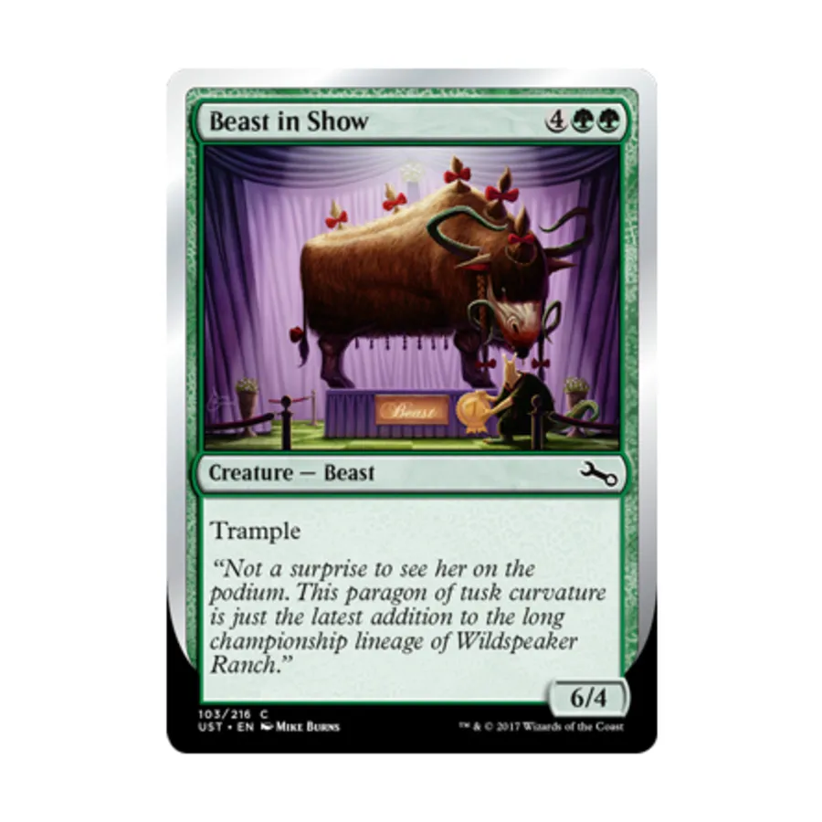 

CCG Зверь на выставке — Буффало (К), MTG - Unstable