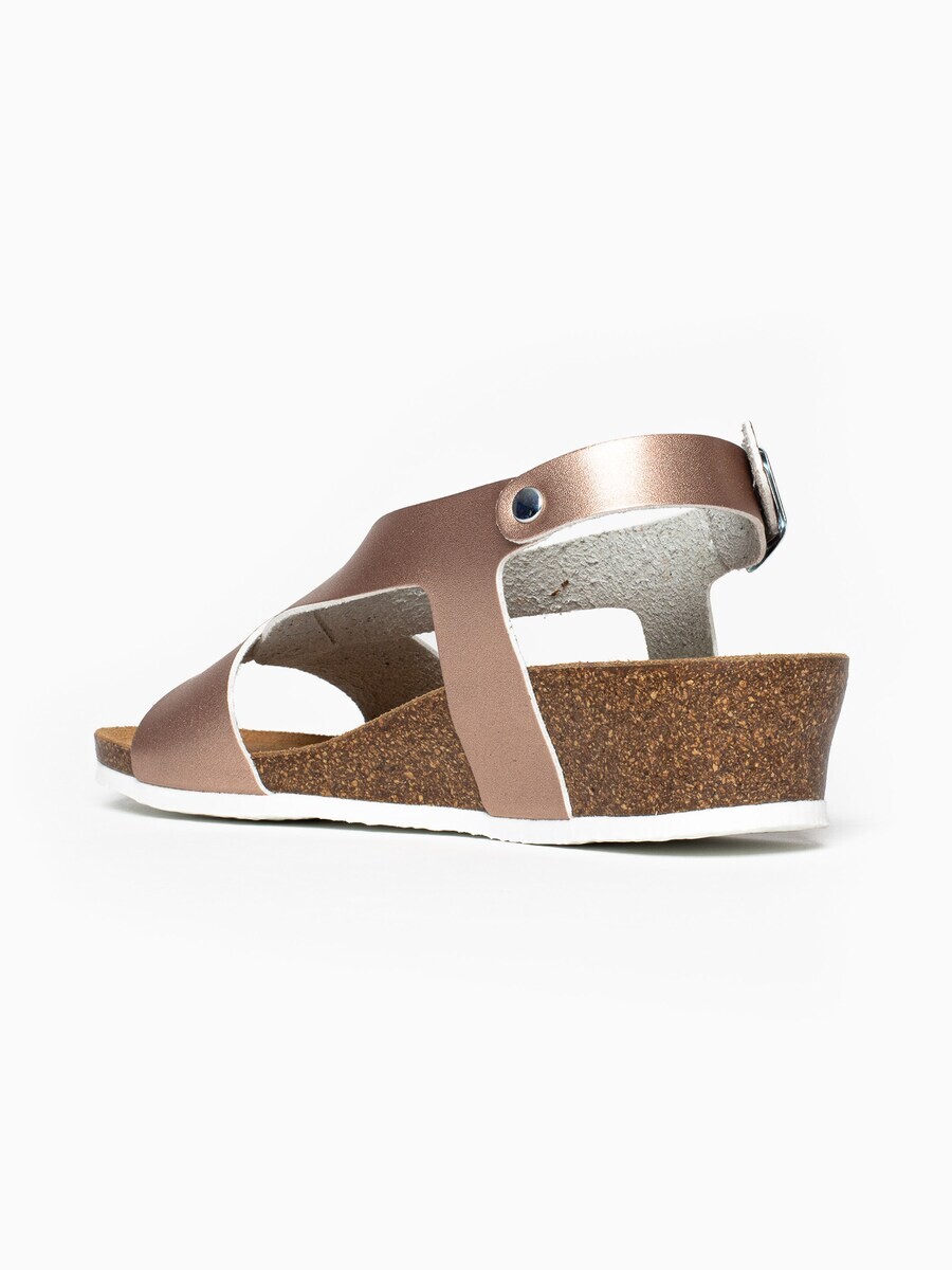 Босоножки на высоком каблуке Bayton Sandals Salamanque, цвет rose gold — фото 3