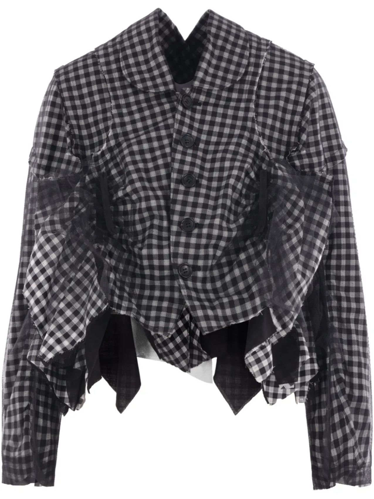 

Куртка Comme des Garçons TAO с оборками, черный