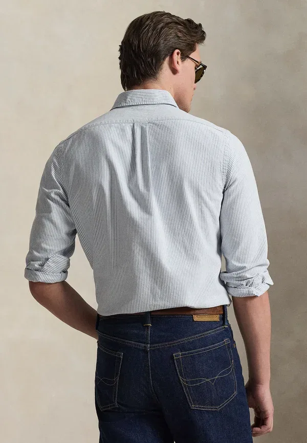 Рубашка оксфорд Polo Ralph Lauren, темно-синий/белый — фото 3