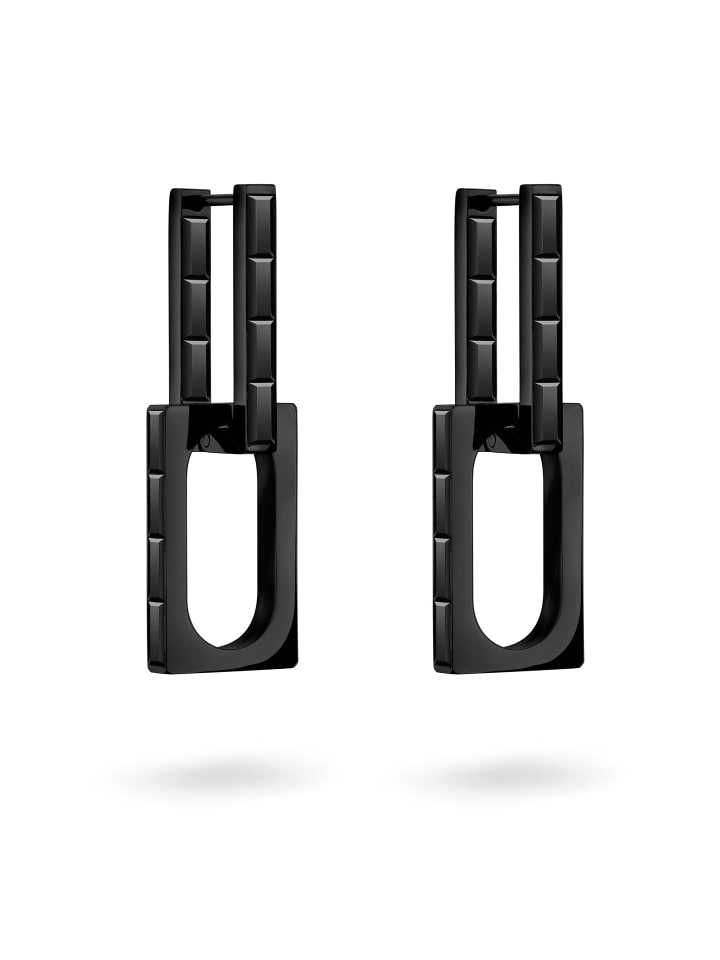 

LIEBESKIND BERLIN Праздничные мини-серьги с блестками, черные