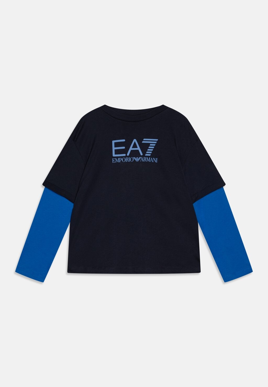 

Топ с длинными рукавами UNISEX EA7 Emporio Armani, темно-синий