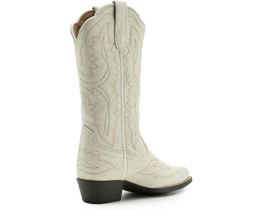 Детские ковбойские ботинки Ariat Youth Casanova (little kid/big kid) Ariat Kids, Distressed Ivory — фото 3