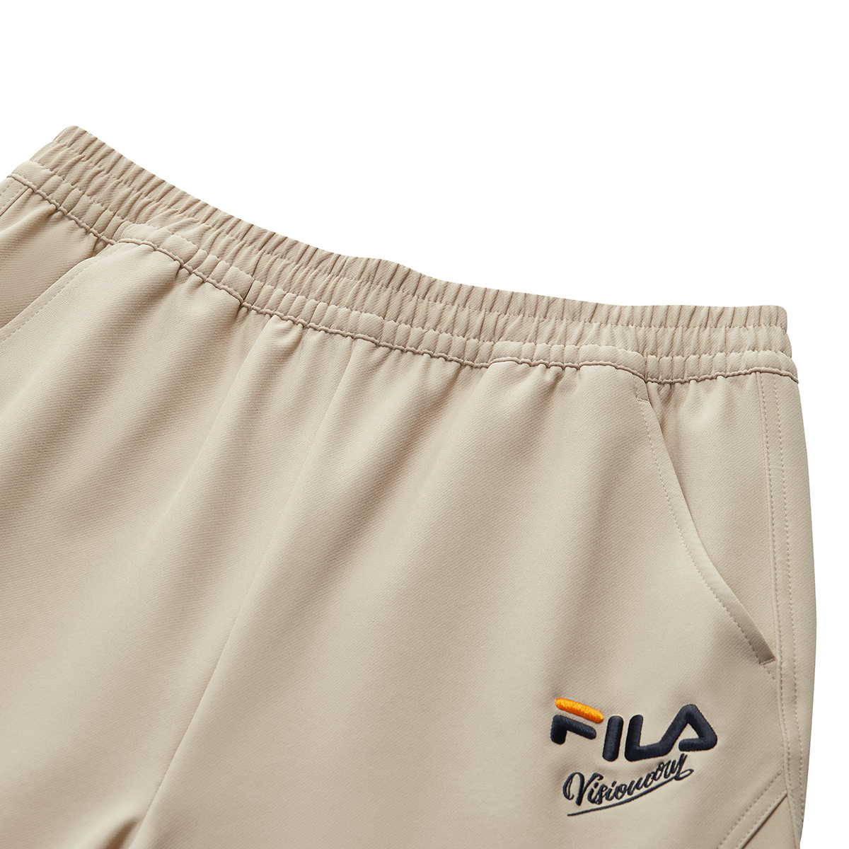 Детские спортивные штаны для осени, весны и зимы FILA KIDS, хаки — фото 3
