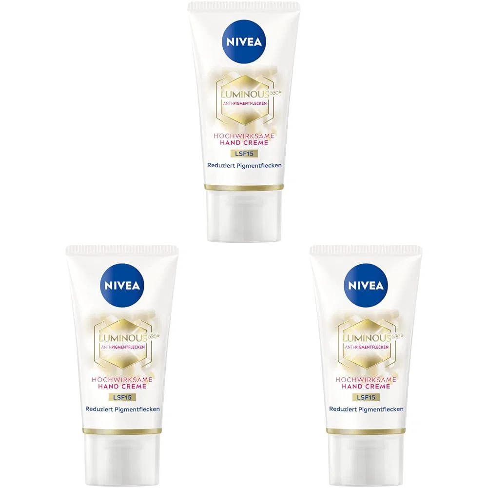 Крем для рук NIVEA Luminous 630 SPF15, 50 мл (3 шт.) Nivea