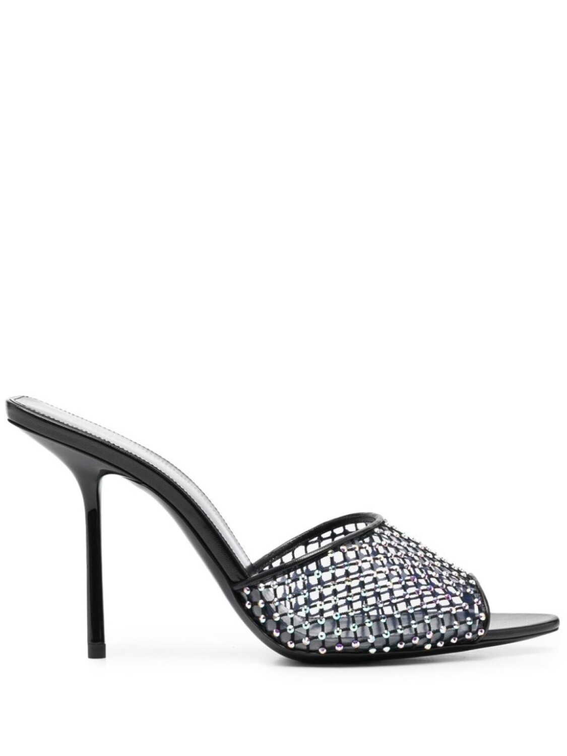 

Saint Laurent мюли с кристаллами, черный