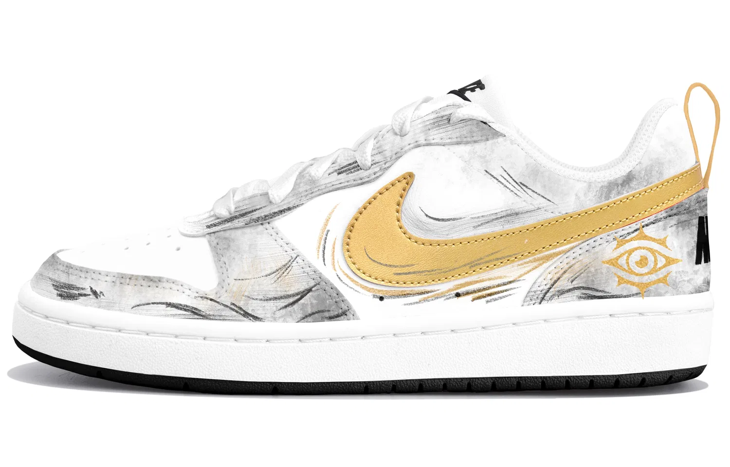 Кроссовки для скейтбординга Nike Court Borough для детей серый