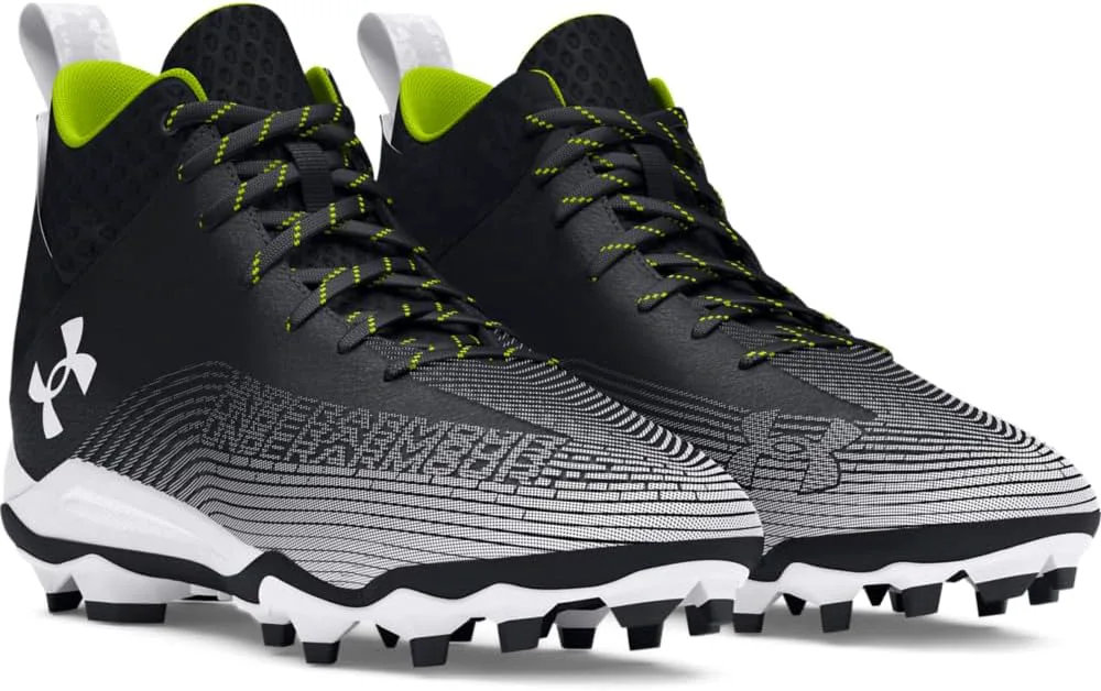 Мужские футбольные бутсы Under Armour Hammer 2.0 Mc, черно-белый — фото 4