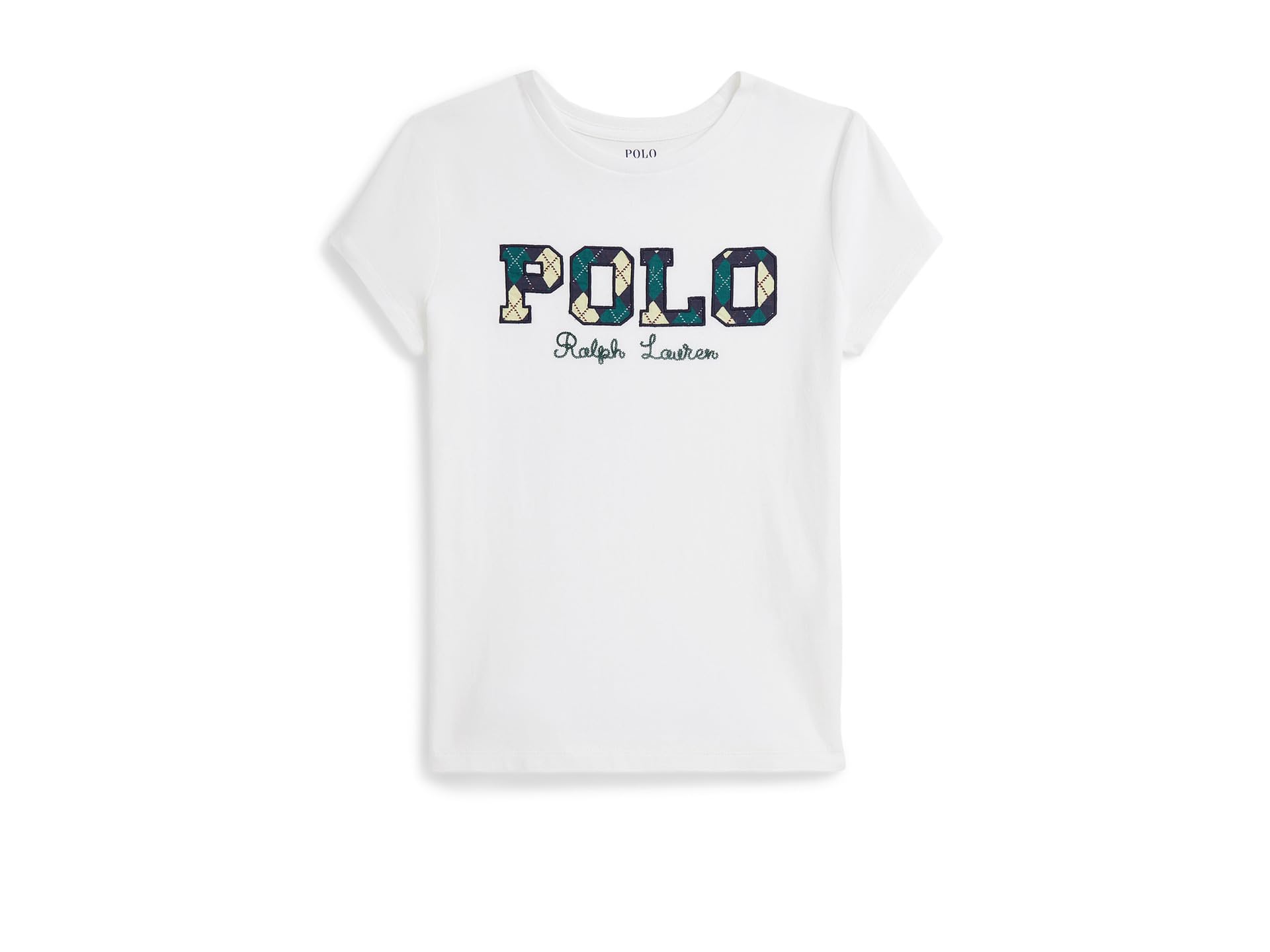 

Футболка Polo Ralph Lauren Kids Logo Cotton Jersey Tee, белый