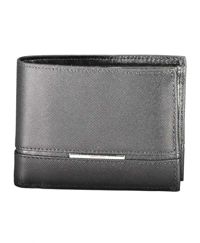 

Мужской кошелек, черный, с защитой от RFID-сканирования. Calvin Klein, черный